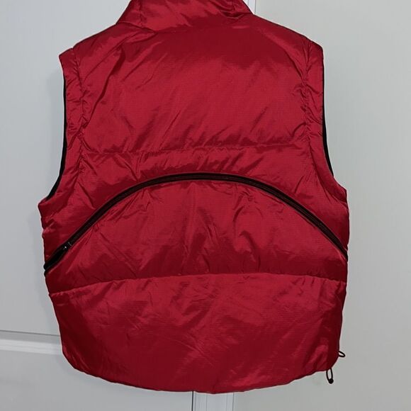 Red double zip Polo Sport By Ralph Lauren Down Puffy Puffer Vest Jacket Polo 67 - Picture 5 of 14
